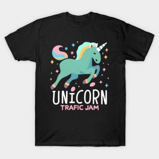 Unicorn traffic jam T-Shirt